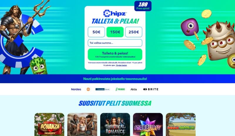 Chipz Casino etusivu