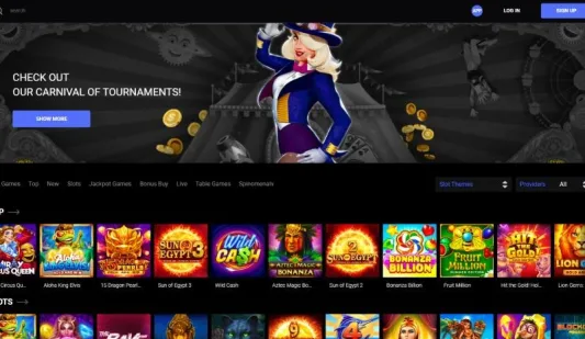 Mirax Casino etusivu