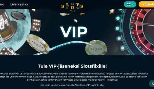 Slotxflix Casino VIP ohjelma