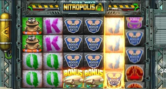 Nitropolis 3 bonus-symbolit