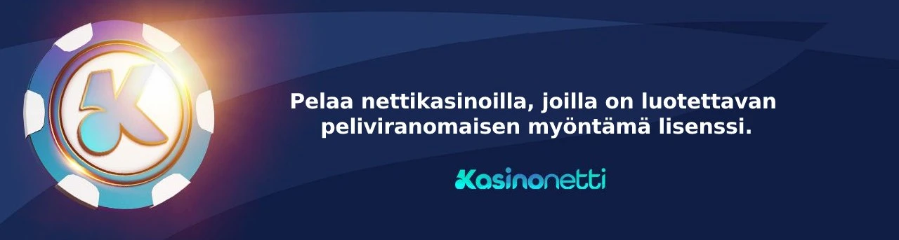 Valitse nettikasino, jolla on luotettva pelilisenssi