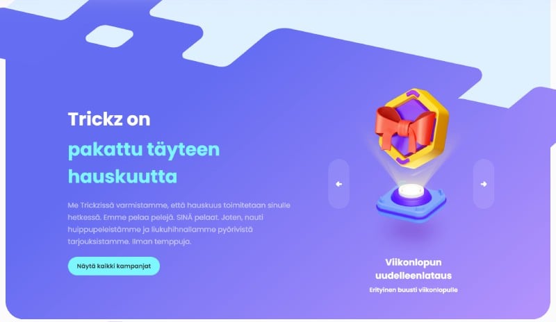 Trickz Casino on pakattu täyteen hauskuutta