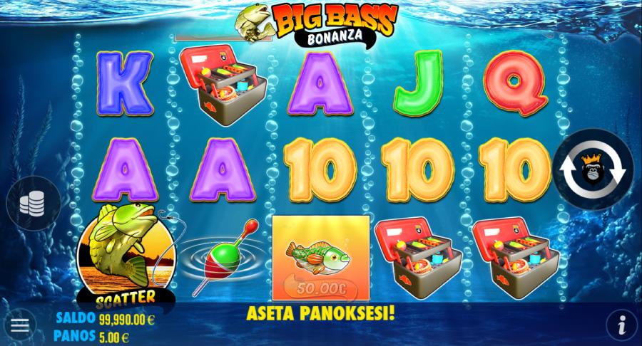 Big Bass Bonanza peruspeli