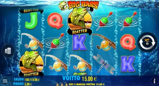 Big Bass Bonanza scatterit