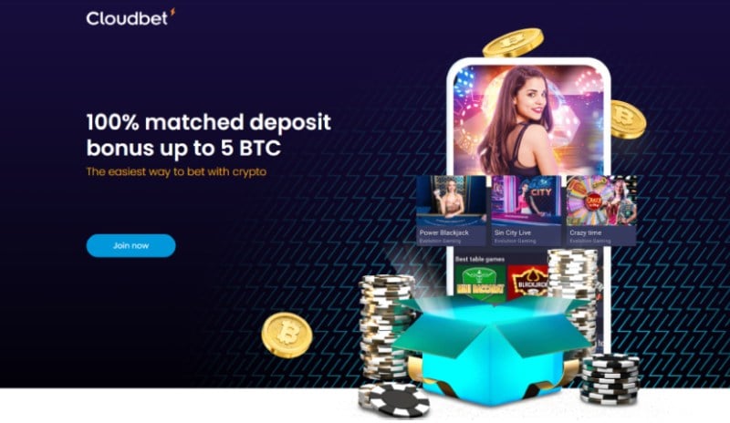 Cloudbet tervetulotarjous