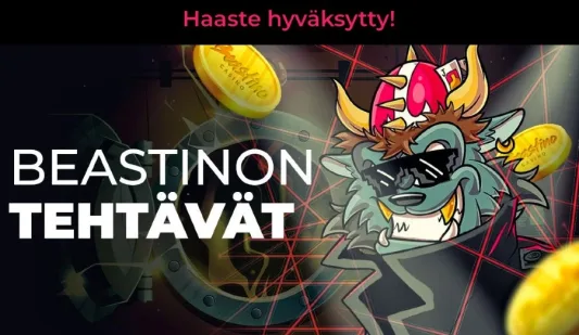 Beastino Casino tehtävät