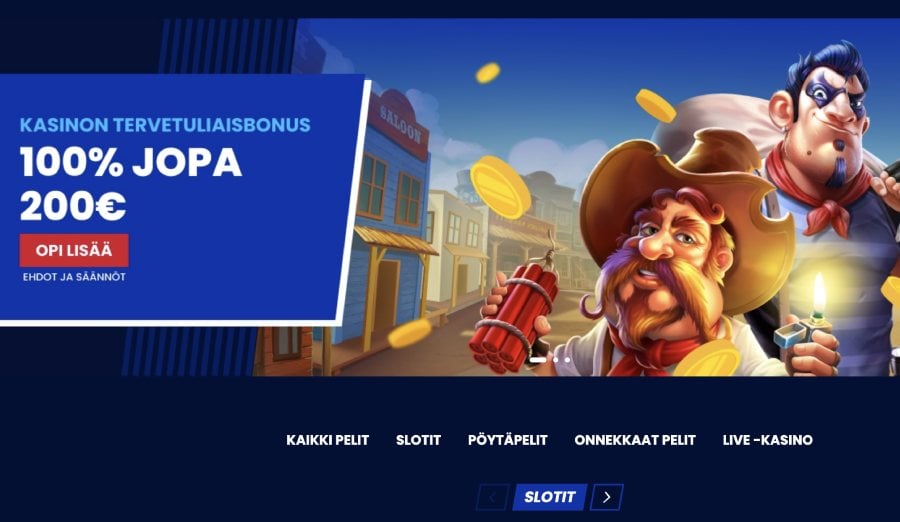 BetnFlix Casino etusivu