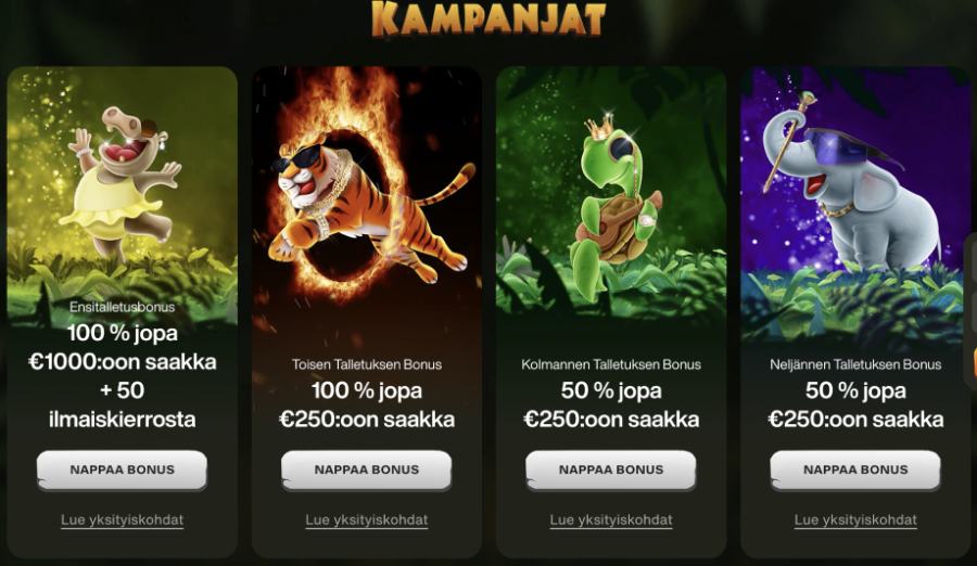 Cashwin Casino kampanjat