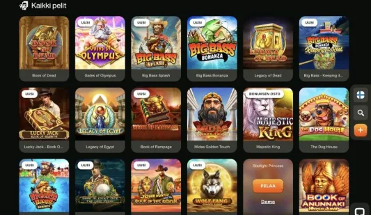 Cashwin Casino kolikkopelit