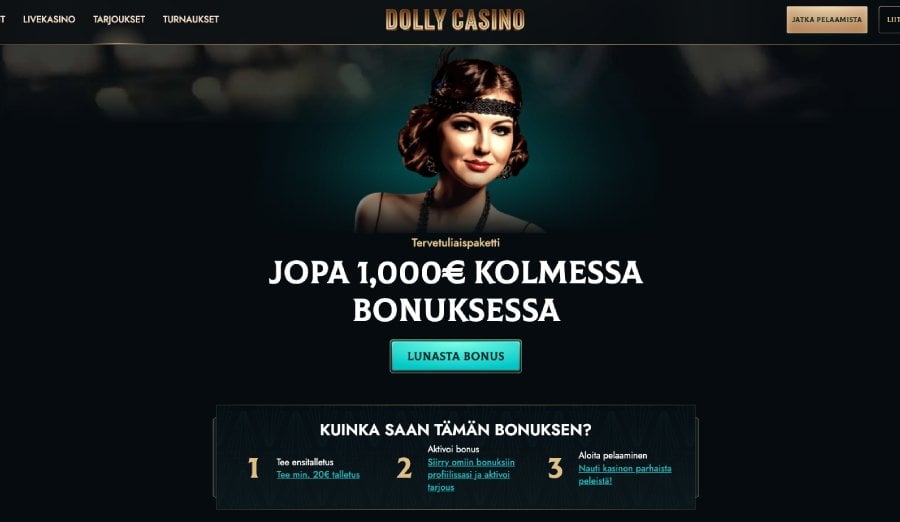 Dolly Casino tervetuliaisbonus