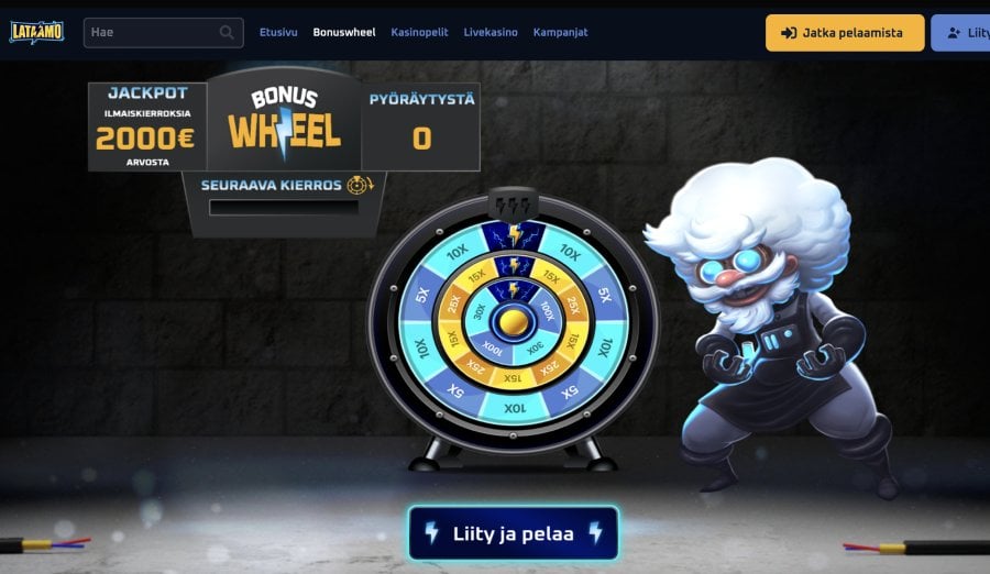 Lataamo Bonus Wheel