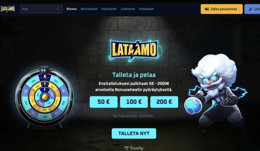 Lataamo Casino etusivu