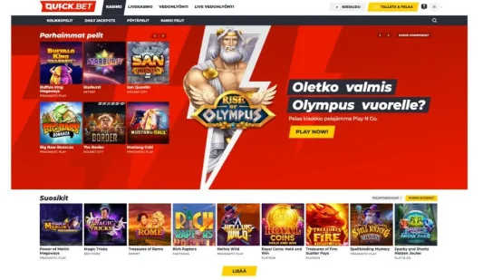 QuickBet Casino kolikkopelit