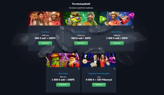 Lucky Wins tervetuliaisbonus