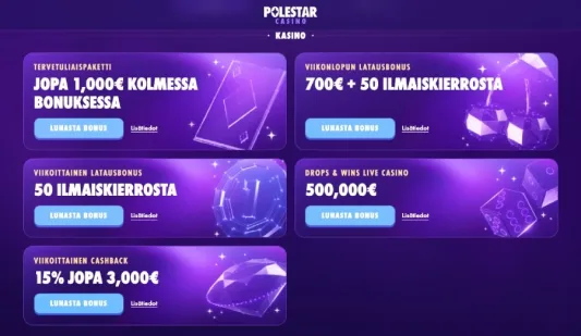 Polestar Casino kasinokampanjat