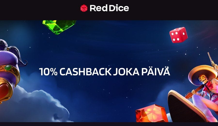 Red Dice Casino päivittäinen cashback