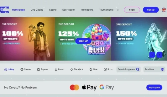 Crypto Bet Sports Casino tervetuliaisbonus