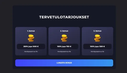 House of Spins Casino tervetuliaisbonus