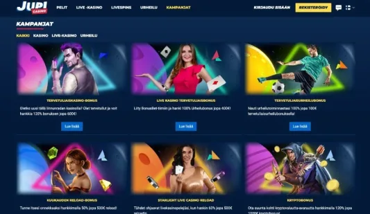 Jupi Casino kampanjat