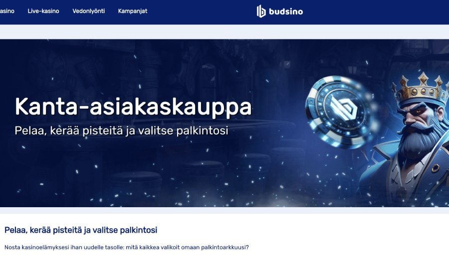 Budsino Casino kanta-asiakasohjelma