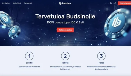 Budsino Casino tervetuliaisbonus