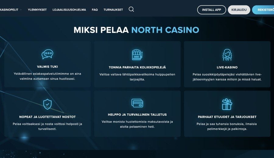 North Casino - miksi pelata