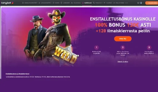 Tonybet Casino tervetuliaisbonus