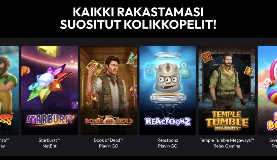 Winsly Casino suositut kolikkopelit