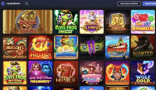 Rocketwin Casino kolikkopelit