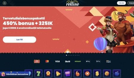 Rollino Casino etusivu