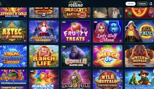 Rollino Casino kolikkopelit