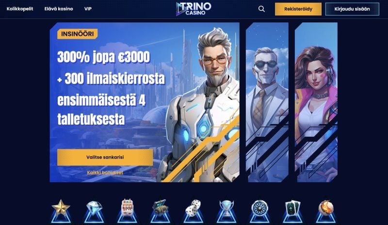 Trino Casino etusivu