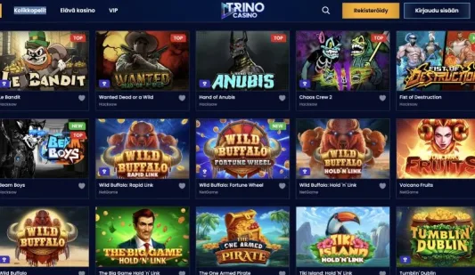 Trino Casino kolikkopelit