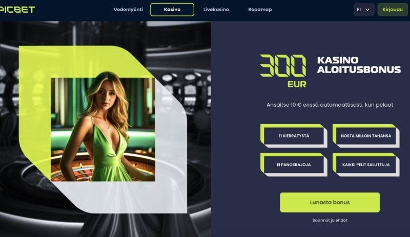 EpicBet Casino aloitusbonus