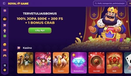 RoyalGames Casino etusivu