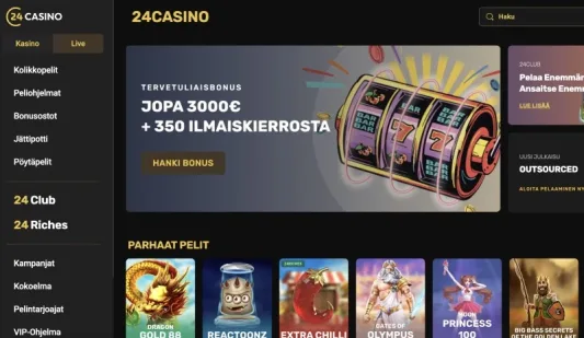 24Casino etusivu