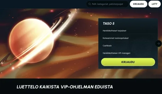 Slotexo VIP-ohjelma