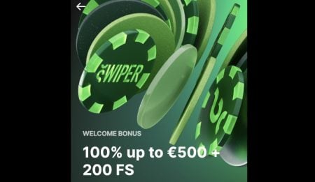 Swiper Casino tervetuliaisbonus