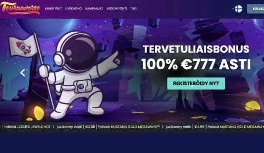 Tournaverse Casino etusivu