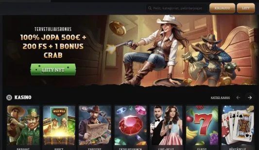 Wildsino Casino tervetuliaisbonus