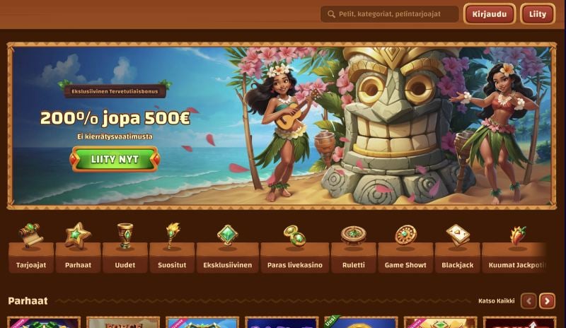 Tiki Casino etusivu