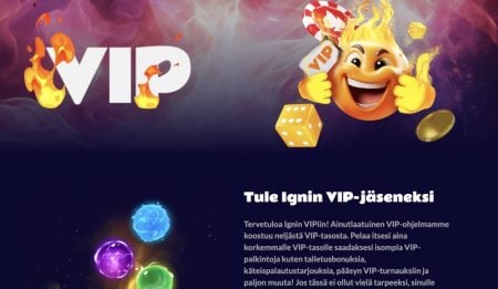 Igni Casino VIP-ohjelma