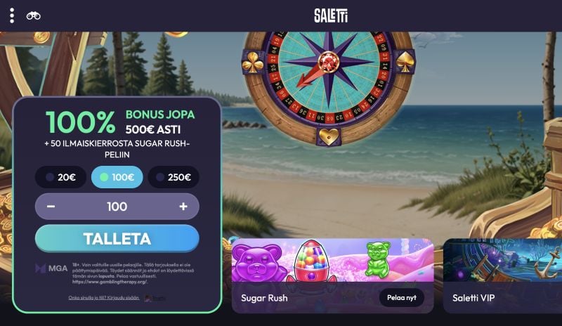 Saletti Casino etusivu