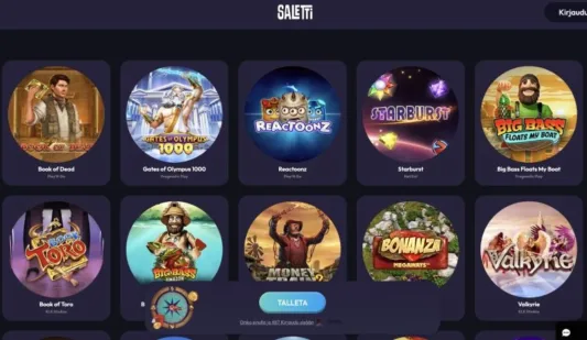 Saletti Casino kolikkopelit