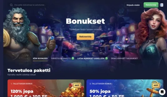 Joo Casino bonukset