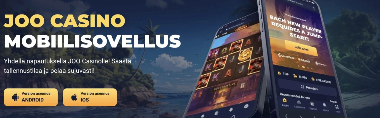 Joo Casino mobiilisovellus