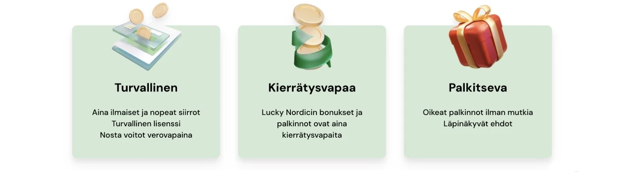 Lucky Nordic Casino toiminta