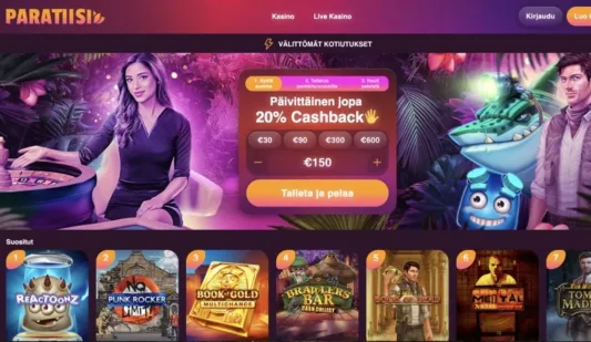 Paratiisi Casino etusivu