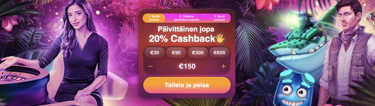 Paratiisi Casino talleta ja pelaa