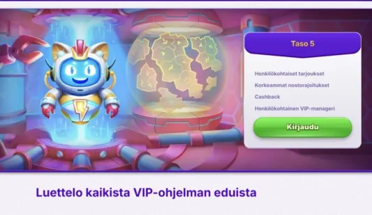 RoboCat Casino VIP-ohjelma